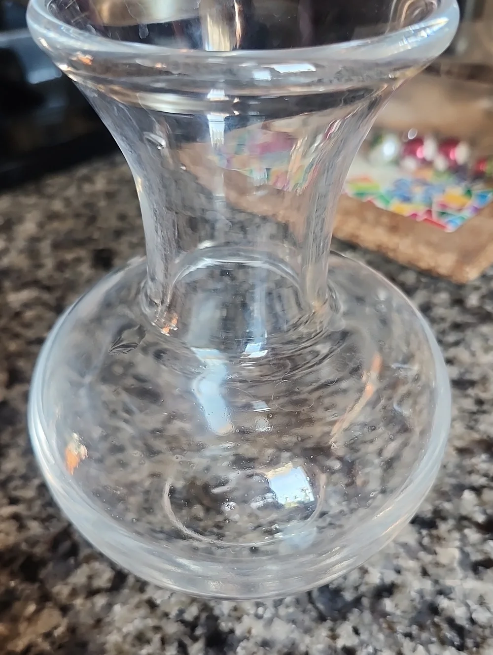 Simon Pearce Celebration Clear Glass Vase